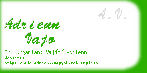 adrienn vajo business card